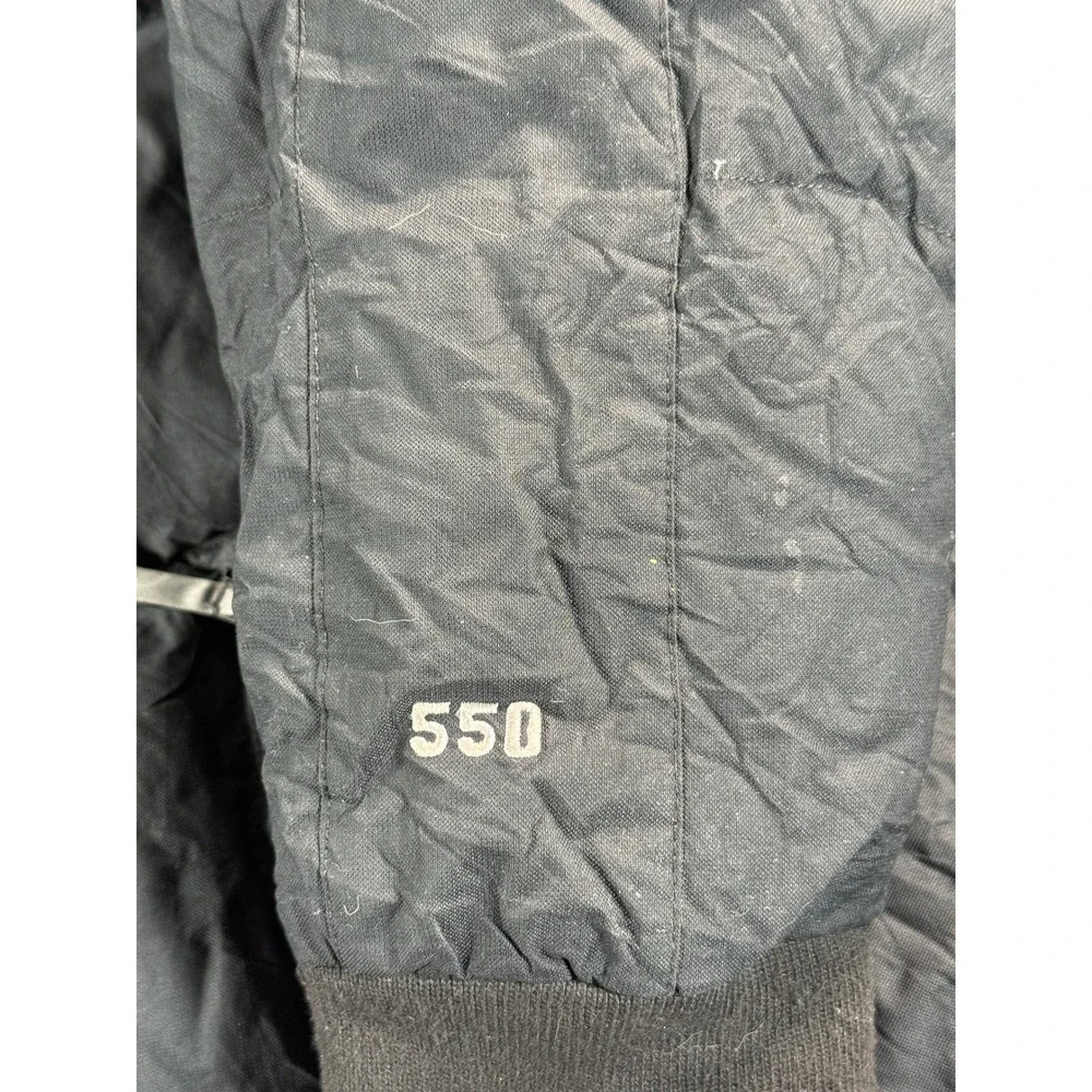 The North Face Mens Puffer Goose‎ Down 550 Jacket Mens XXL Black Hooded Full Zip